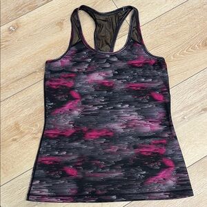 Alala Black and Pink Patterned Tank Top
